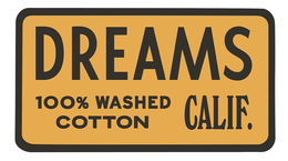 DREAMS 100% WASHED COTTON CALIF. trademark