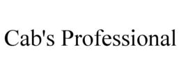 CAB'S PROFESSIONAL trademark