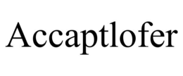 ACCAPTLOFER trademark