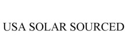 USA SOLAR SOURCED trademark