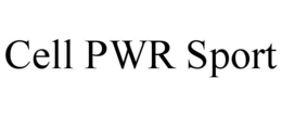 CELL PWR SPORT trademark