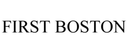 FIRST BOSTON trademark