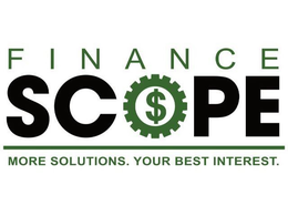 FINANCE SCOPE MORE SOLUTIONS. YOUR BEST INTEREST. trademark