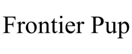FRONTIER PUP trademark