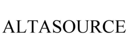ALTASOURCE trademark