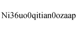 NI36UO0QITIAN0OZAAP trademark