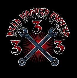 D3AD HOOK3R CYCL3S 3 3 3 trademark