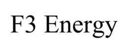 F3 ENERGY trademark