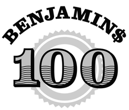 BENJAMIN$ 100 trademark