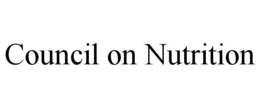 COUNCIL ON NUTRITION trademark