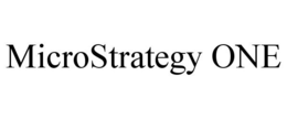 MICROSTRATEGY ONE trademark