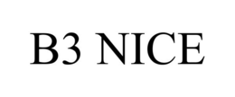 B3 NICE trademark
