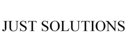 JUST SOLUTIONS trademark