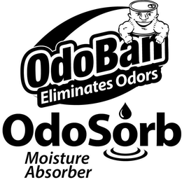 ODOBAN ELIMINATES ODORS ODOSORB MOISTURE ABSORBER trademark
