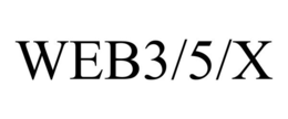 WEB3/5/X trademark