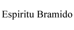 ESPIRITU BRAMIDO trademark
