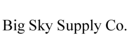 BIG SKY SUPPLY CO. trademark