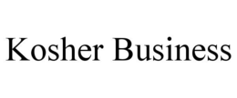 KOSHER BUSINESS trademark