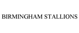 BIRMINGHAM STALLIONS trademark