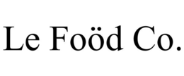 LE FOÖD CO. trademark
