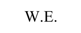 W.E. trademark