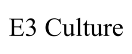 E3 CULTURE trademark