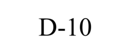 D-10 trademark