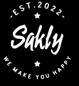 EST.2022 SAKLY WE MAKE YOU HAPPY trademark