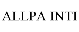 ALLPA INTI trademark