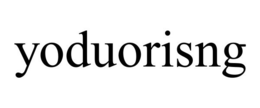 YODUORISNG trademark