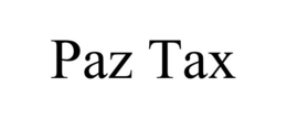 PAZ TAX trademark