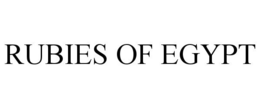 RUBIES OF EGYPT trademark