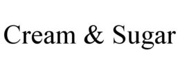 CREAM & SUGAR trademark