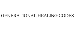 GENERATIONAL HEALING CODES trademark