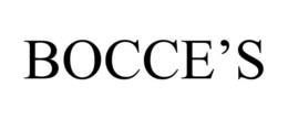 BOCCE'S trademark