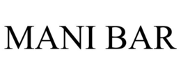MANI BAR trademark