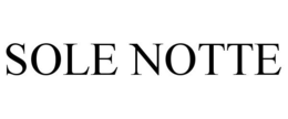 SOLE NOTTE trademark