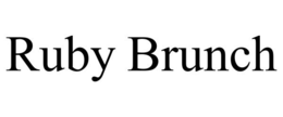 RUBY BRUNCH trademark