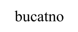 BUCATNO trademark