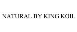 NATURAL BY KING KOIL trademark