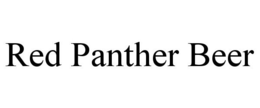 RED PANTHER BEER trademark