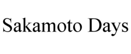 SAKAMOTO DAYS trademark