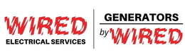 WIRED ELECTRICAL SERVICES GENERATORS BY WIRED trademark