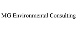 MG ENVIRONMENTAL CONSULTING trademark