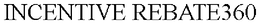 INCENTIVE REBATE360 trademark