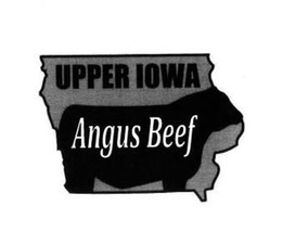 UPPER IOWA ANGUS BEEF trademark