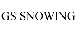 GS SNOWING trademark