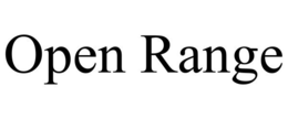 OPEN RANGE trademark