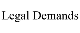 LEGAL DEMANDS trademark