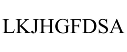 LKJHGFDSA trademark